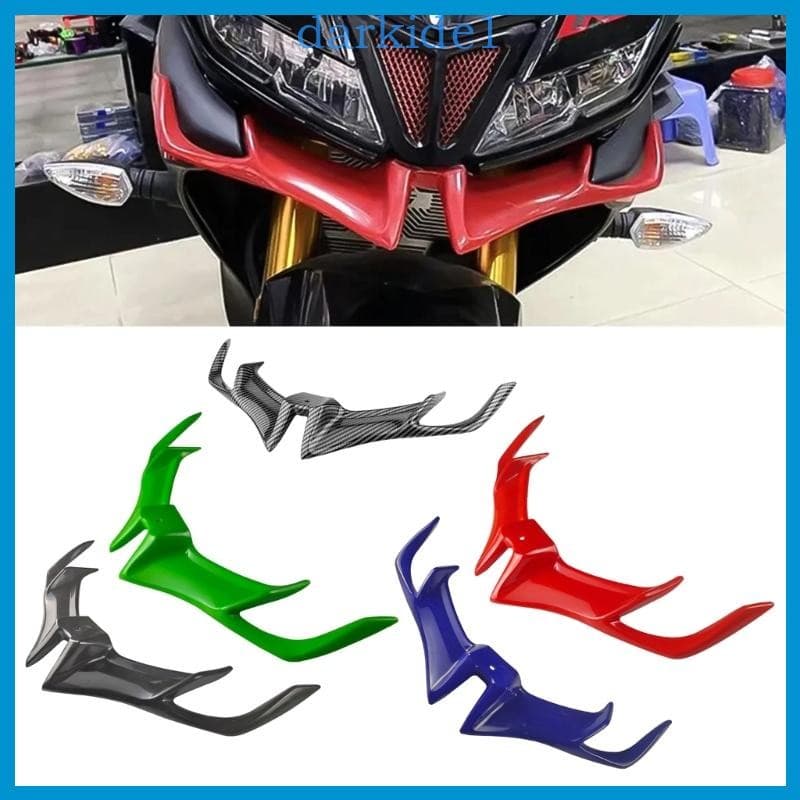 DAR Motorcycle Carenagem Frontal Asa Spoilers Side Adesivo Dinâmico Motocicleta Aerodinâmica