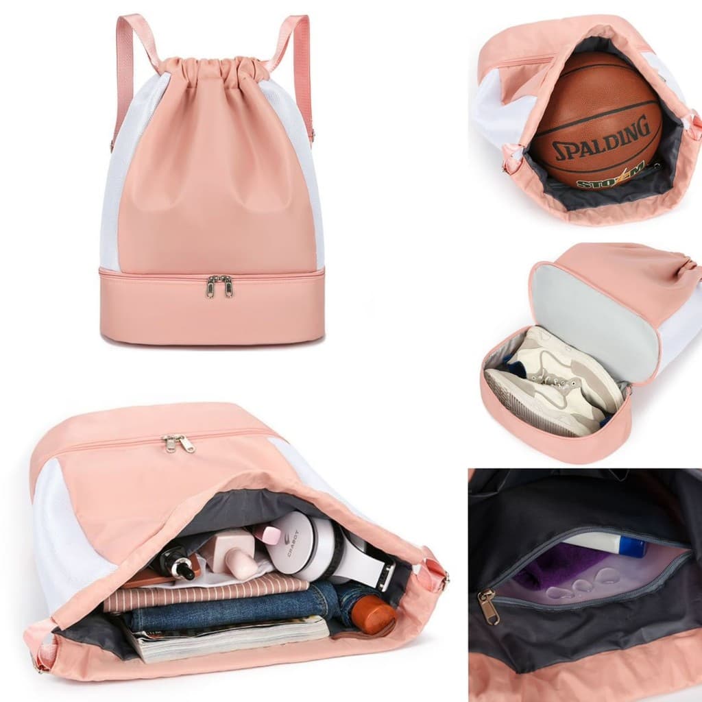 Bolsa Mochila Saco Esportiva Impermeável De Grande Capacidadee Reforçada E Atividades Diárias