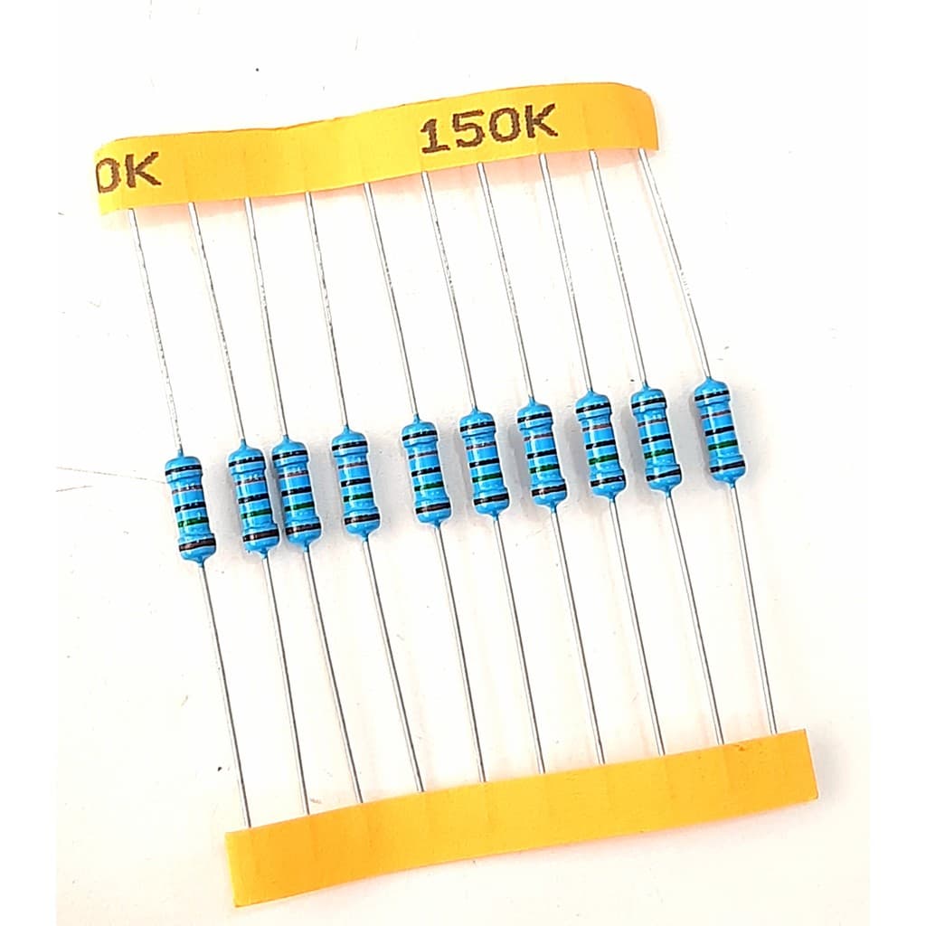 Kit 10 Resistor de Precisão 150K 1/2W 1%