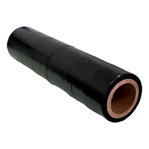 1 Bobina 5kg Rolo Filme Stretch Ultra Resistente Material De Alta Qualidade - Preto 500mmx0,25mic