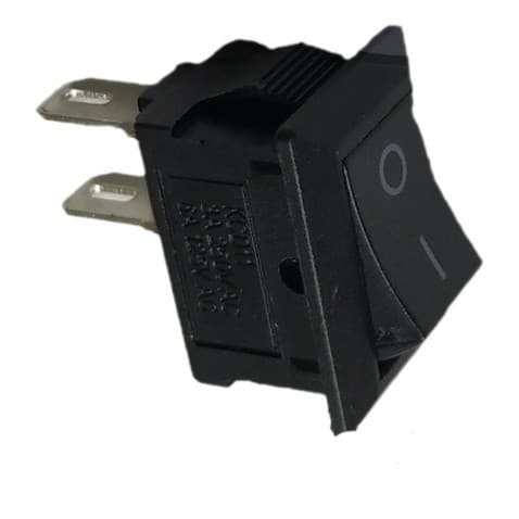 10x Mini Chave Gangorra Kcd11-101 Liga/desliga 2t 3a 250v Preto