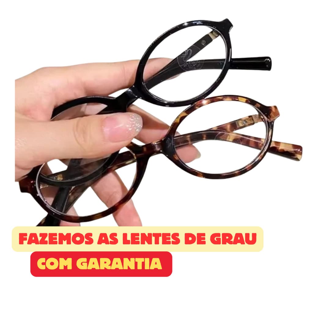 Armação redonda Óculos Vintage Com Estampa De Leopardo onça Armação Oval Retro Estilo miumiu