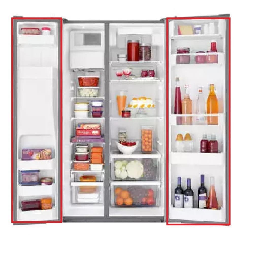 JOGO PARA GELADEIRA BRASTEMP-BRS62CRANA INF/SUP 163x48 e 163x30