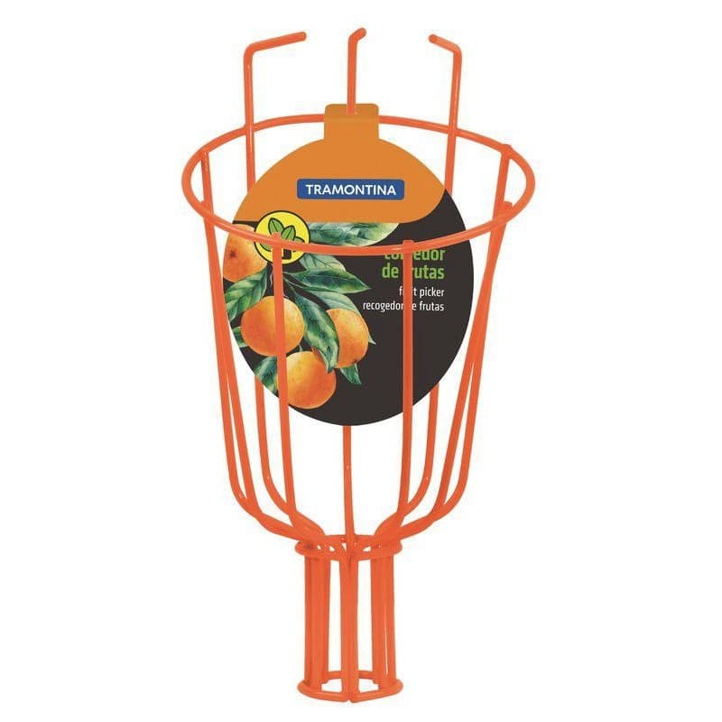 Colhedor De Frutas S/ Cabo em Aço Tramontina