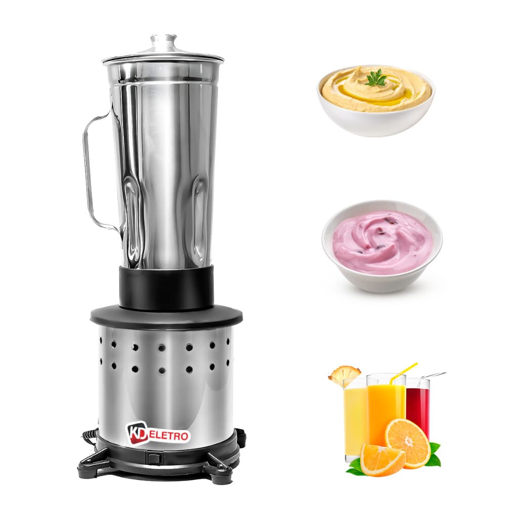 Liquidificador Industrial -- Alta Rotação 2 Litros  Jarra de Aço Inoxidável 110v