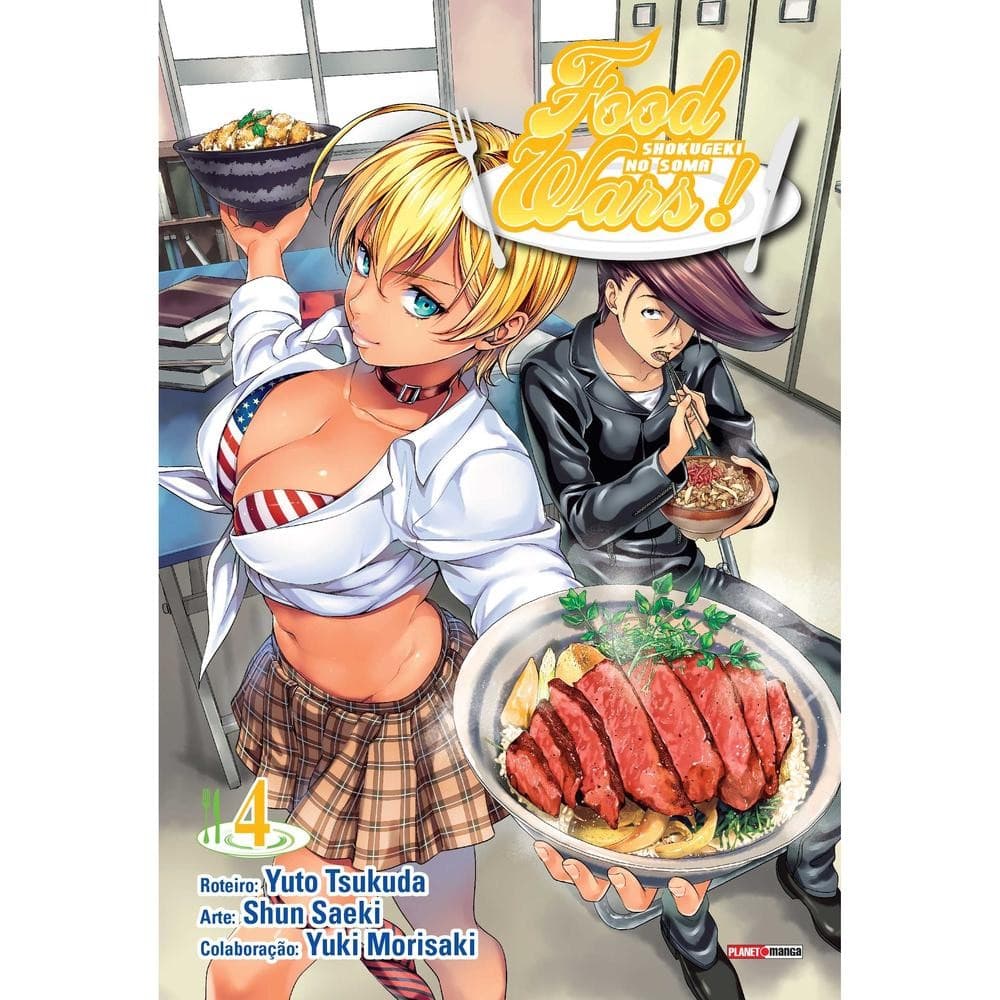 Food Wars! Vol. 4 - Livro novo PS