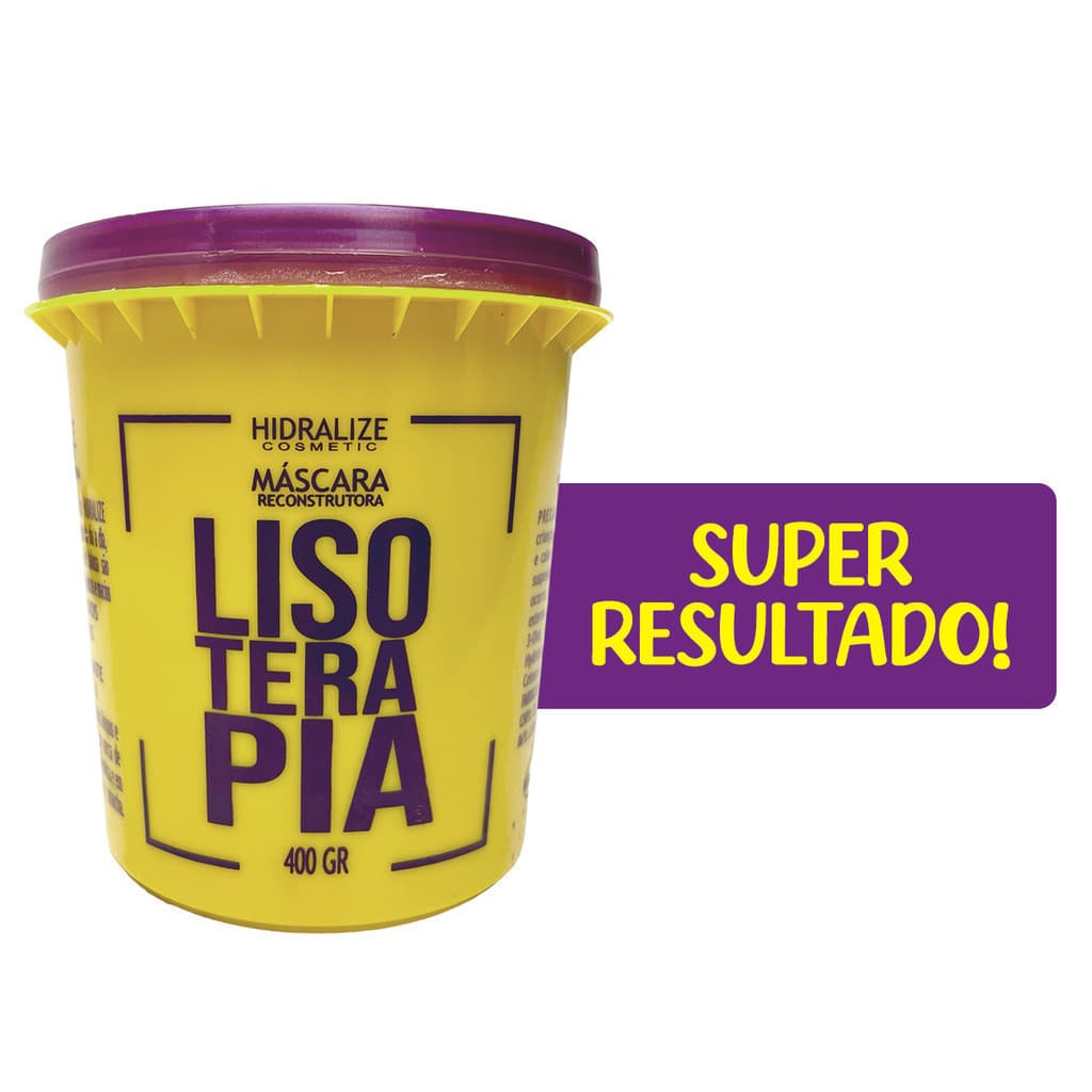 Mascara De Hidratacao E Fortalecimento Capilar Lisoterapia Hidralize 400g Reconstrucao Nutricao