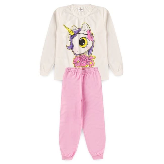 Pijama Infantil Unicórnio