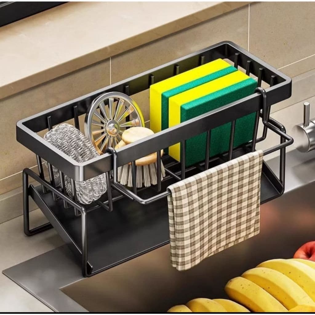 Armazenamento De Cozinha Rack De Toalhas Racks De Esponja Drenagem Escova De Parede