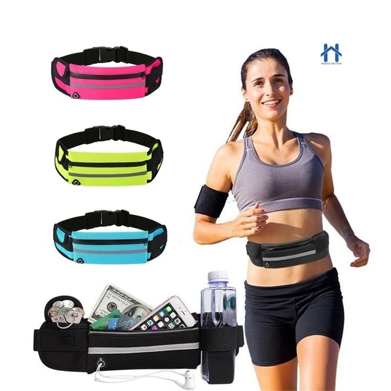 Bolsa Pochete Unissex Esportiva Impermeável Fitness Para Celular Objetos e Águabela casa