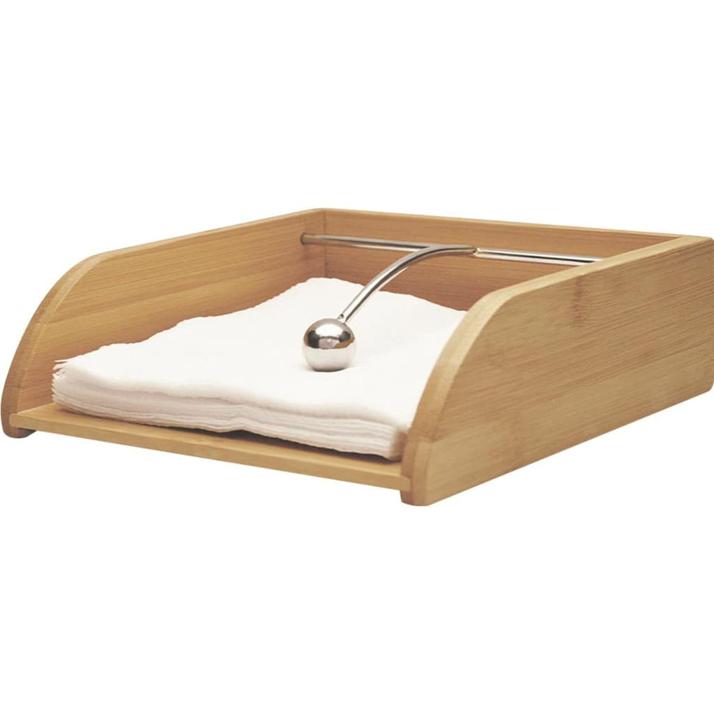 Porta Guardanapos de Mesa Bambu Linha Sense Ou