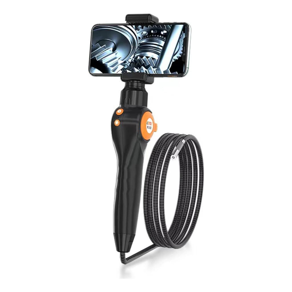 Endoscópio Boroscópio Wifi Câmera Dupla 8m Cabo Moldável