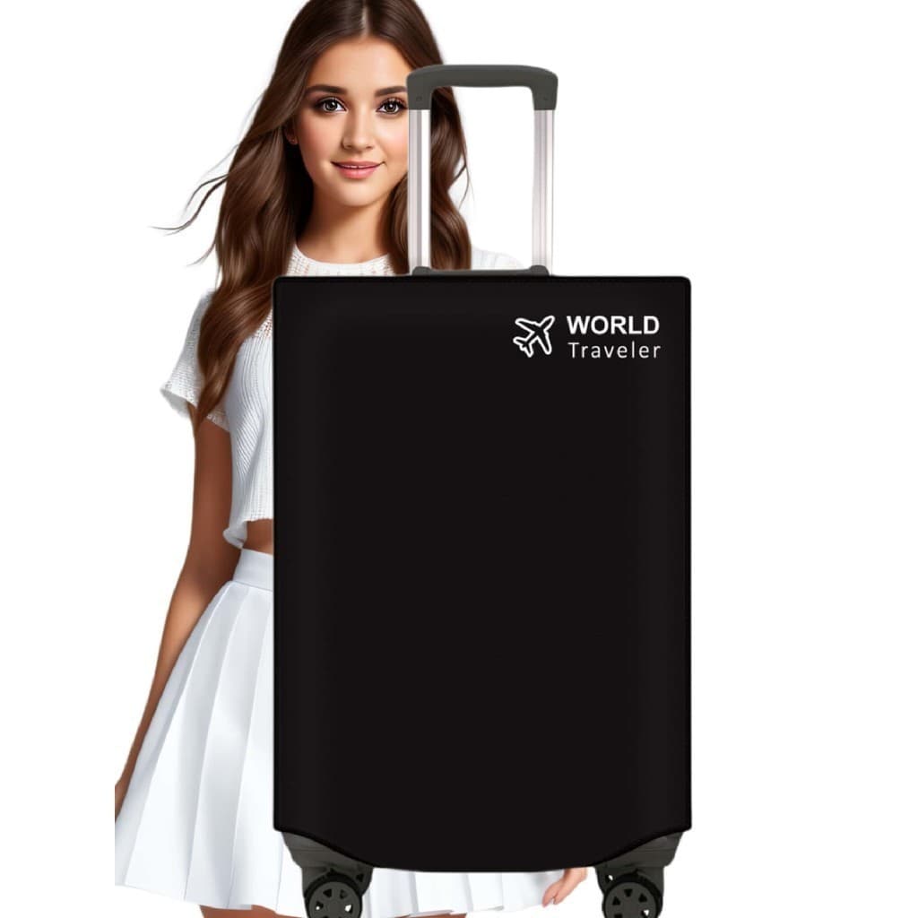 Capa Protetora Cor Única Para Mala De Viagem/Caixa do carrinho/Contra Poeira Carrinho De 20-28 Polegadas .Sem mala ML09