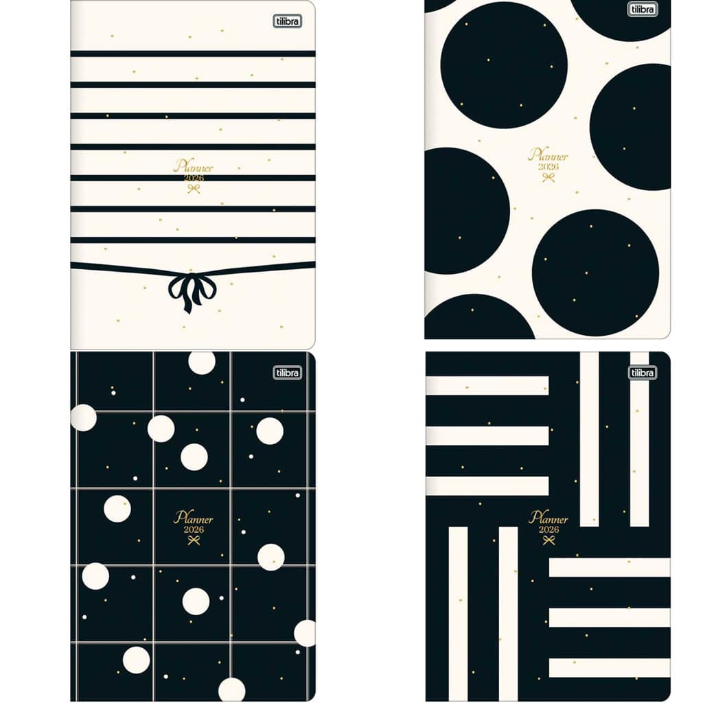 Agenda Planner Grampeado 17,8x25,4 cm west village 90g/m² 2026 tilibra