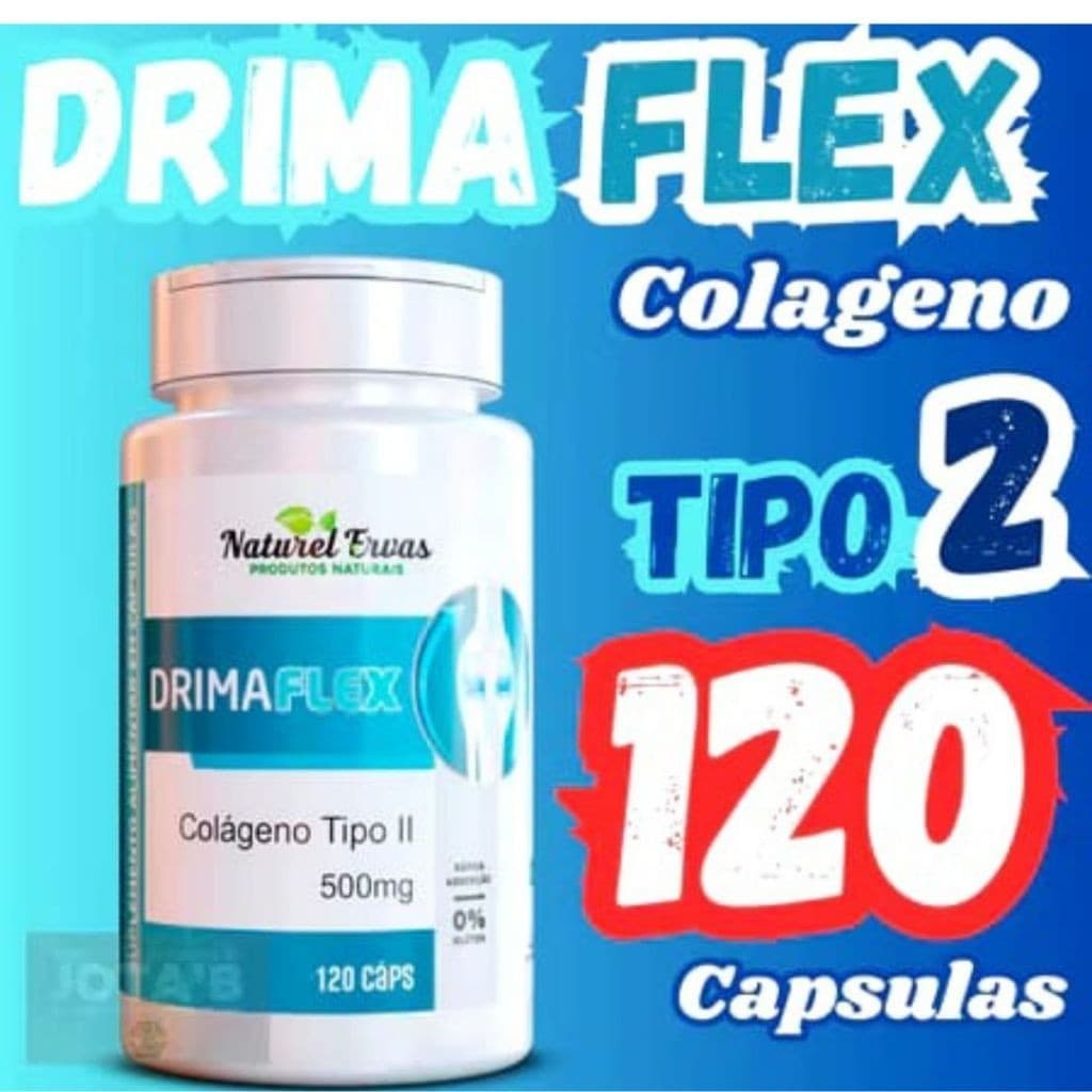 Colágeno Tipo 2 120 Capsulas extra ossos e cartilagens fortes