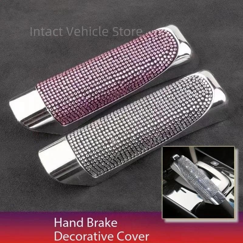 Apertos De Freio De Mão Universal Cristal Carro Capas Anti-Deslizamento Coleiras De Mudança De Engrenagem Automática Dia