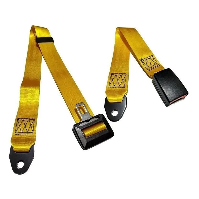 Cinto Segurança Abdominal 2 Pontos Vermelho Fusca Brasília