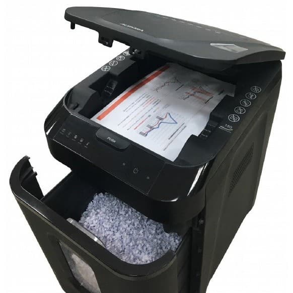 Fragmentadora de papel Aurora AS152CM 110V corte particulas 4x12mm 150 folhas automático e 10 manual