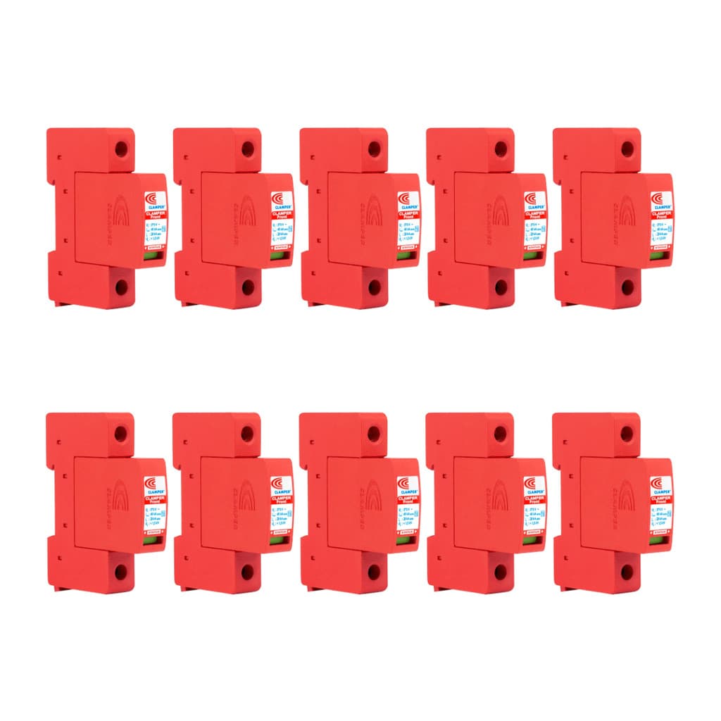 Kit com 10 Dps Proteção De Surto Clamper Anti Raio 275v 45ka