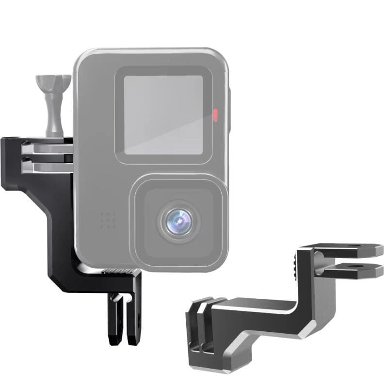 Suporte Vertical Para Câmera De Ação CNC , Adaptador De Montagem De Braço De Ajuste Gopro 13 12 11 10 9 , Acessórios De Primeira Visão De Tiro