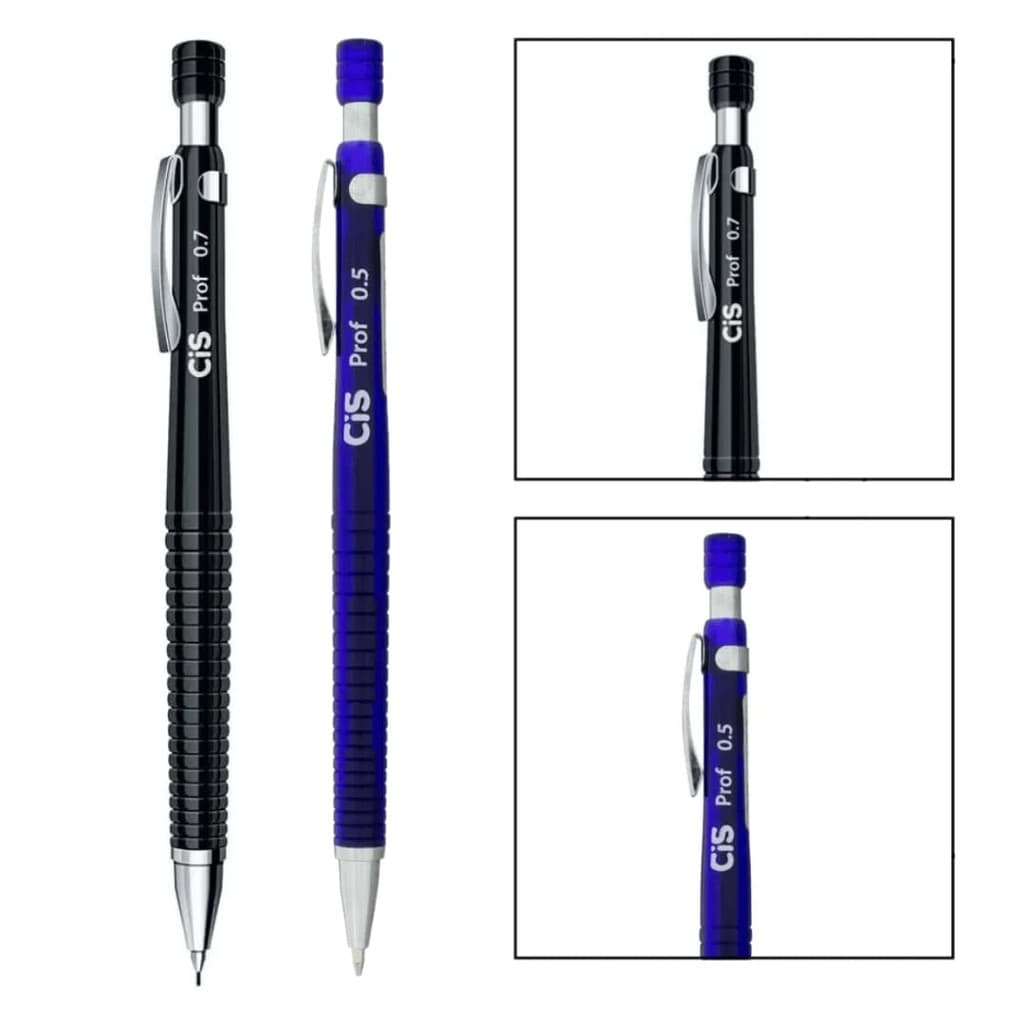 Lapiseira Técnica Cis Prof 0.5mm e 0,7mm Com Grip A Escolha