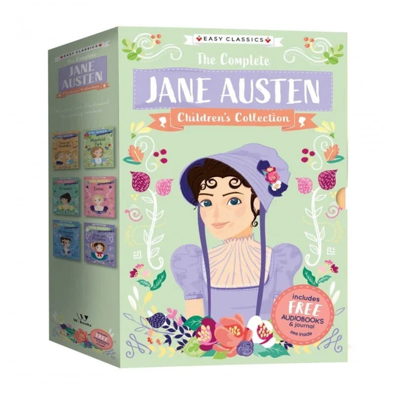  Box com 6 Livros - Jane Austen Children's Stories - W. Books