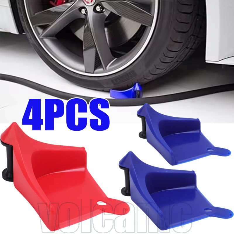 Calço De Pneu De 4 Unidades Para Limpeza De Reparo De Carro-Dispositivo Anti-Emaranhado Ferramenta Portátil Durável Lava