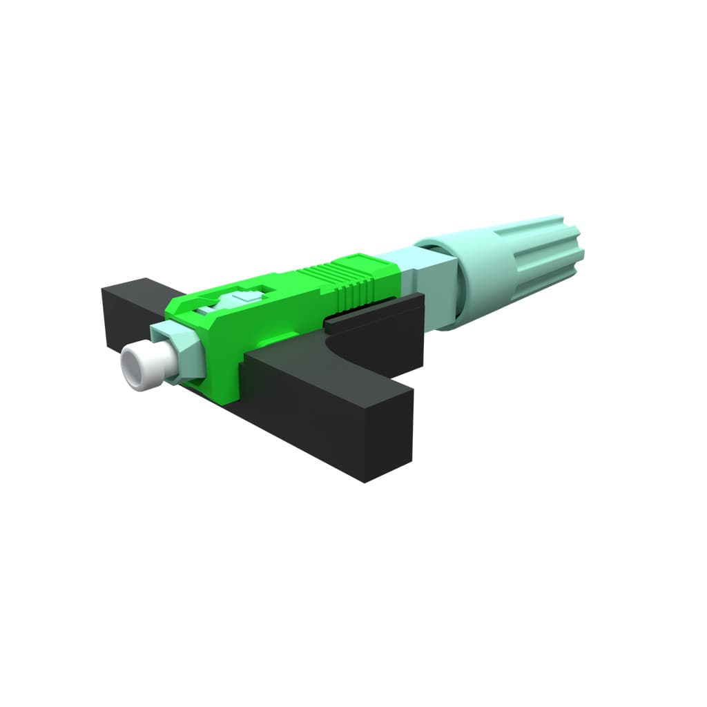 CONECTOR OPT SC/APC 3 POSIÇÃO ROSCA  2FLEX - 10 Unidades