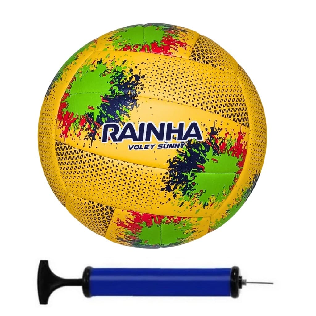 BOLA VOLEI RAINHA SUNNY + BOMBA AR 