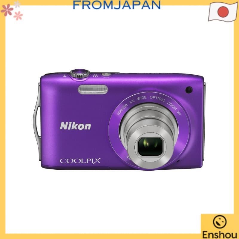 [USED]Do Japão [Usado] Câmera Digital Nikon COOLPIX S3300 Lavanda Púrpura S3300PP