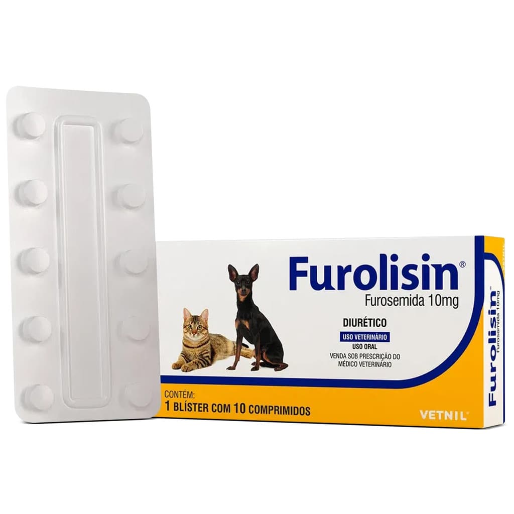 Fusolisin 10mg C/ 10 Comp / Vetnil