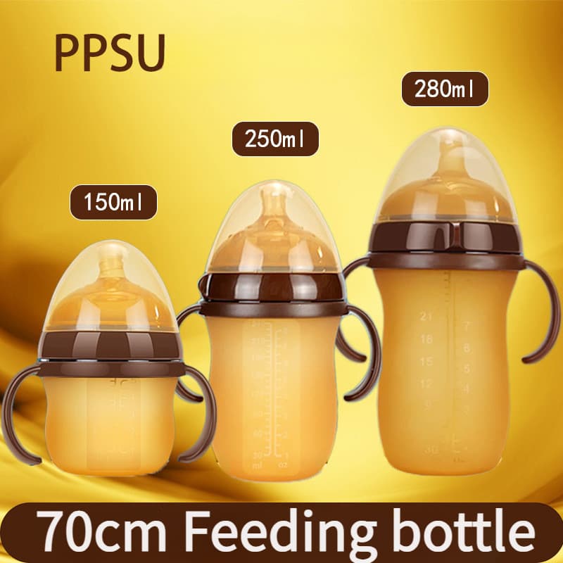 Mamadeira Larga De Silicone Para Claber , Bebê Recém-Nascido , Junho De Um A 3 Anos , Anti-Flatulência , Atrito , 0-36 M