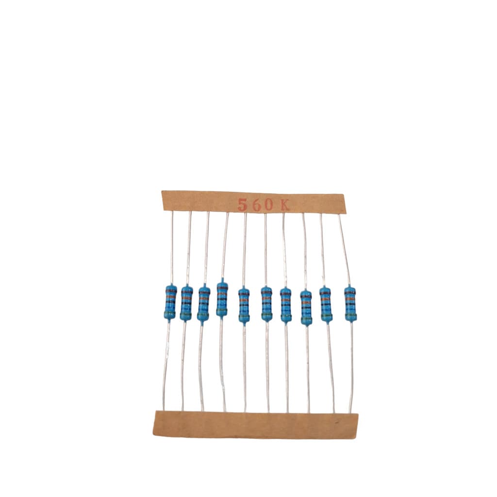 Kit 10 Resistor Precisão 560k 1/2w 1%