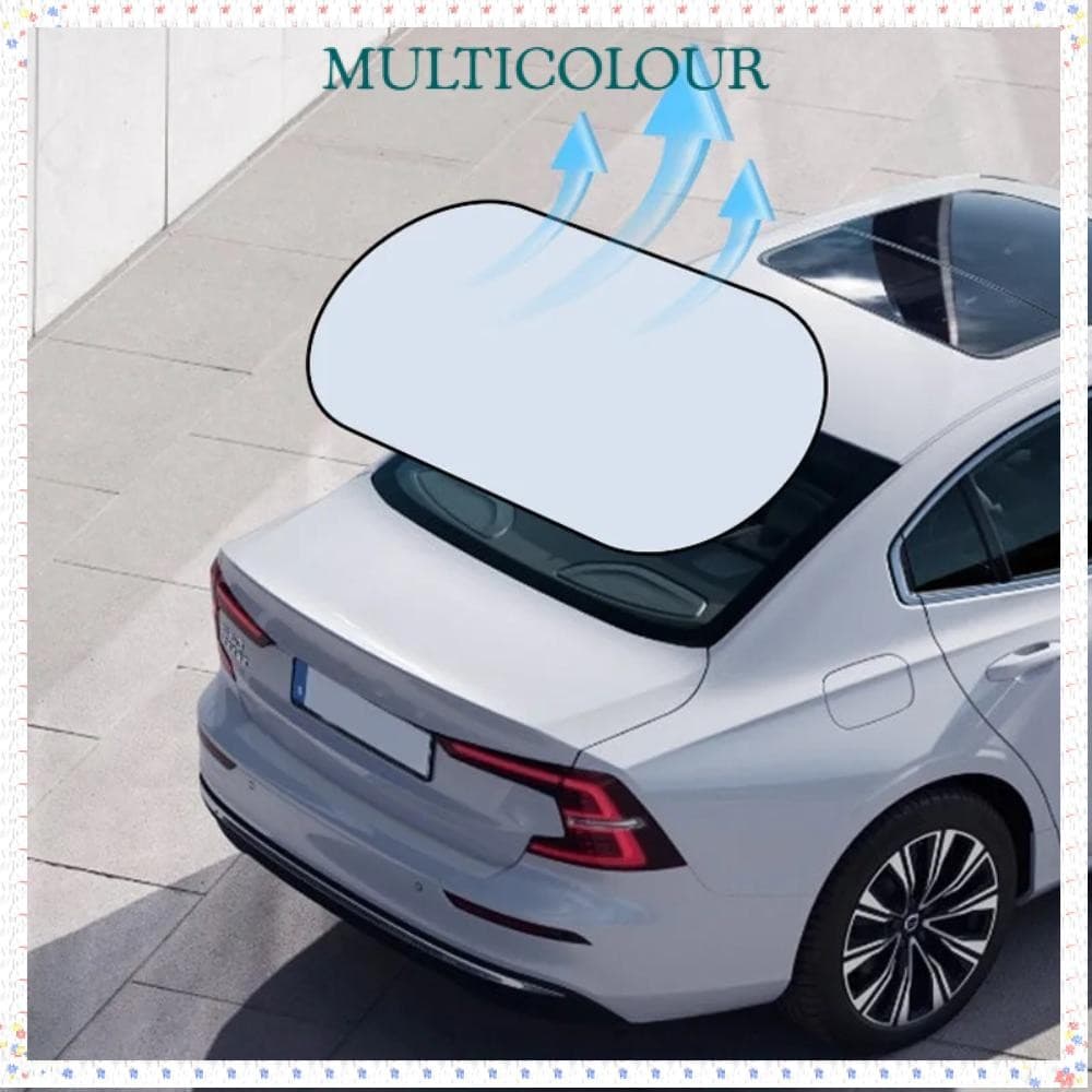 Guarda-Sol Para Janela Traseira Multicolor , Capa Anti UV Com Reflexão , Ventosas