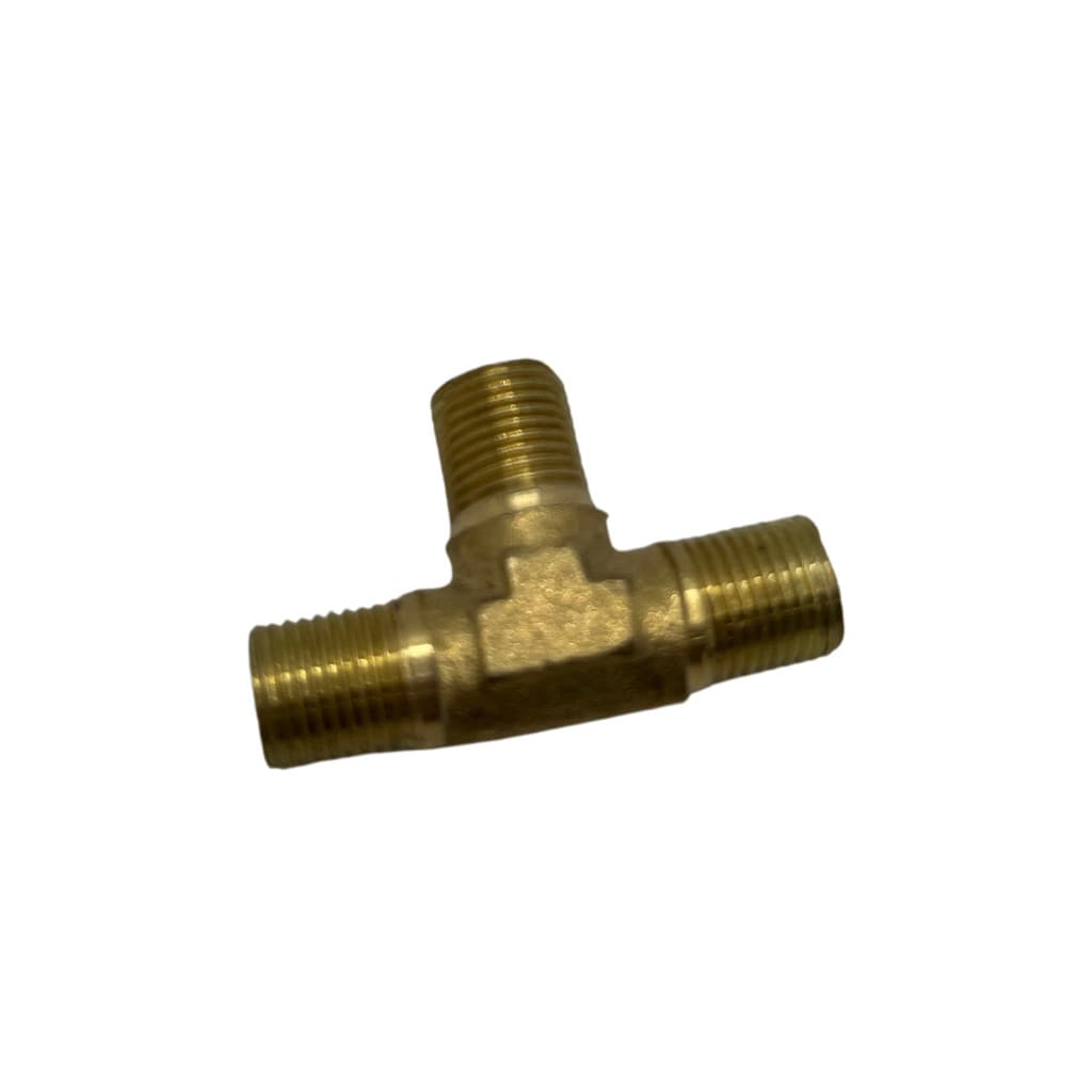 Conexão União Emenda em Tee Latão Rosca Macho 1/4