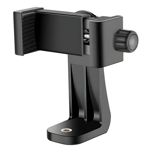 Suporte Clip Rotativo Celular, C Rosca 1/4 P Tripe Cor Preto