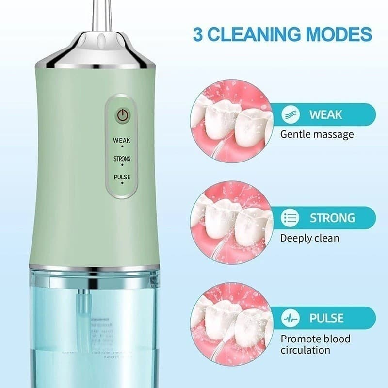 Oral Irrigator Escova De Dentes Jato De Água Portátil 220ml