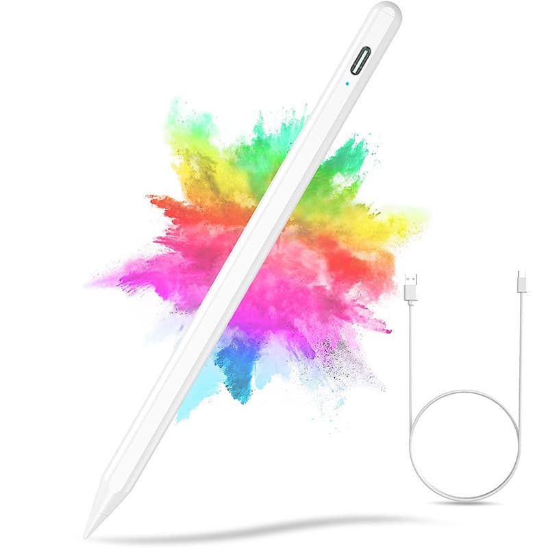 Caneta Stylus para iPad com rejeição de palma e sensibilidade à inclinação, lápis Stylus compatível com (2018-2023) iPad Pro 11/12,9 polegadas, iPad 10/9/8/7/6ª geração, iPad Air 5ª/4ª/3ª geração, iPad Mini 6ª/5ª geração