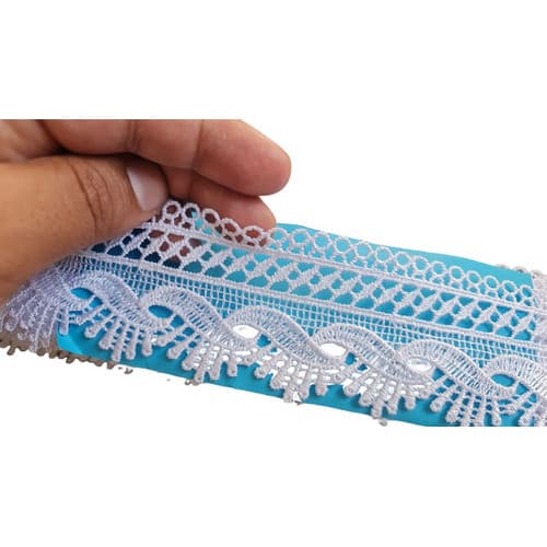 Renda De Guipir Branca 13,7 Mts C589