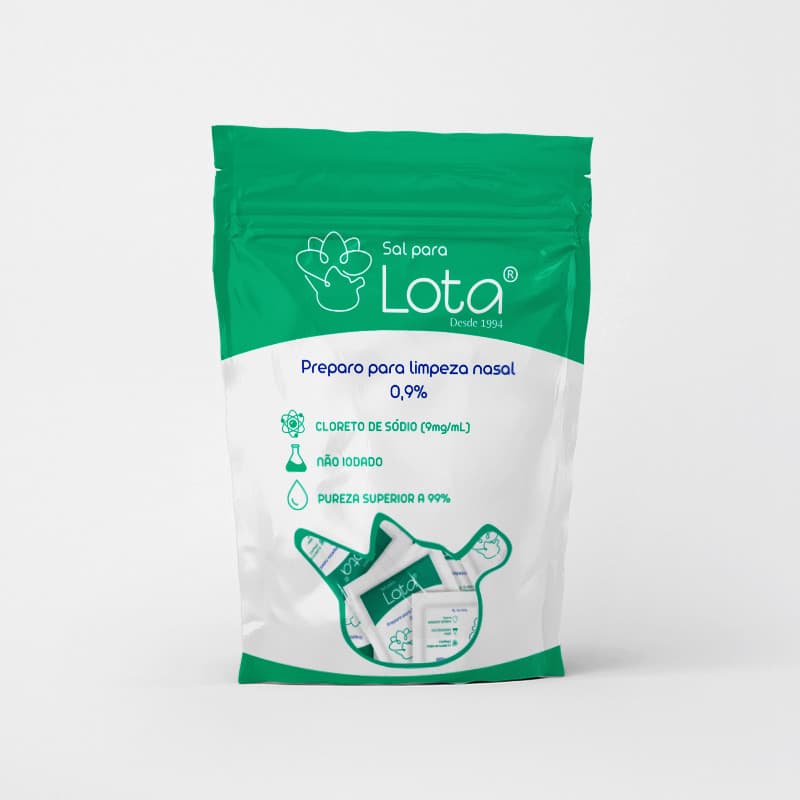 Sal Limpeza Nasal| Pacote com 60 sachês (3g)