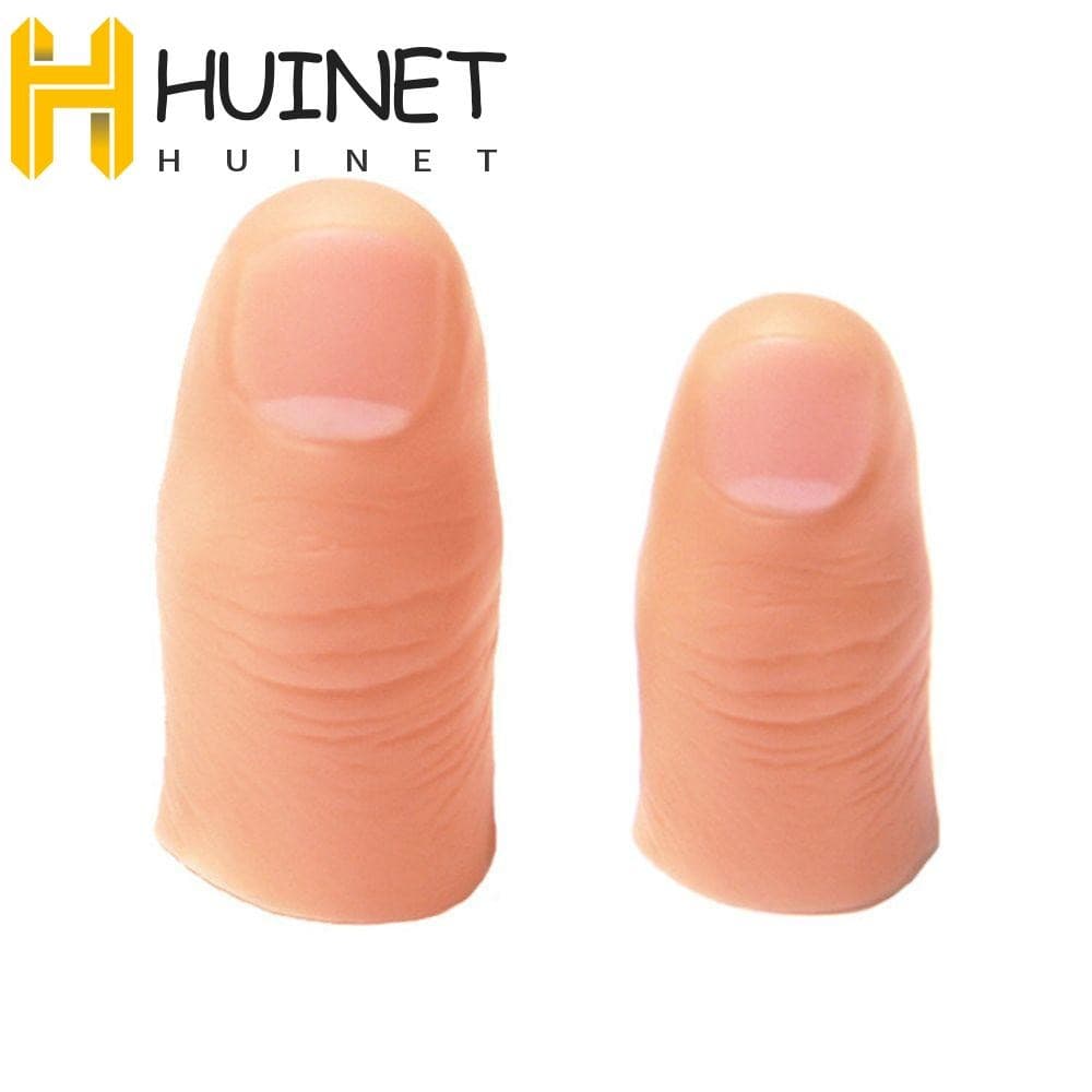 HUINET Acessório Mágico De Dedo Falso , Ponta De Polegar Falsa , Truque De Mágica , Adereços Rua , Truques