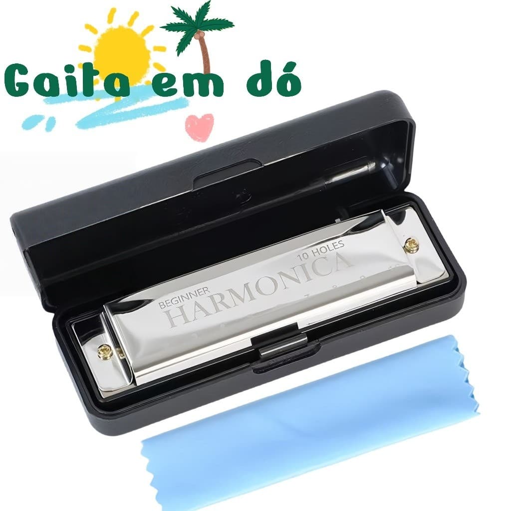 Gaita Harmônica Blues Swan Em Dó C 20 Vozes Diatônica Vida Aplicável para iniciantes /crianças