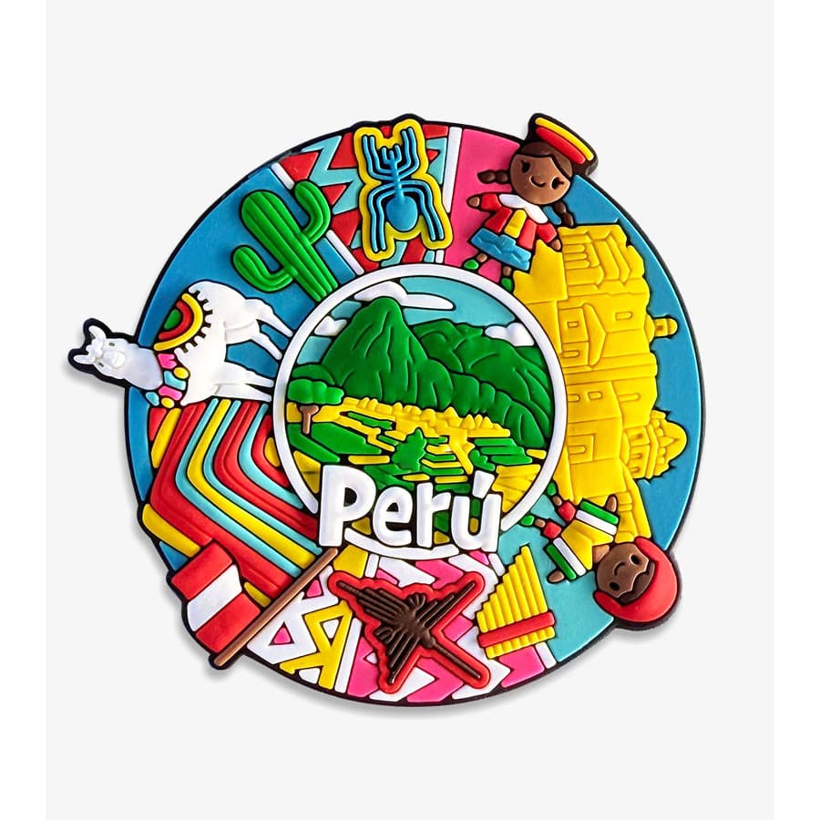 Ímã do Peru - Ímã Emborrachado de Geladeira
