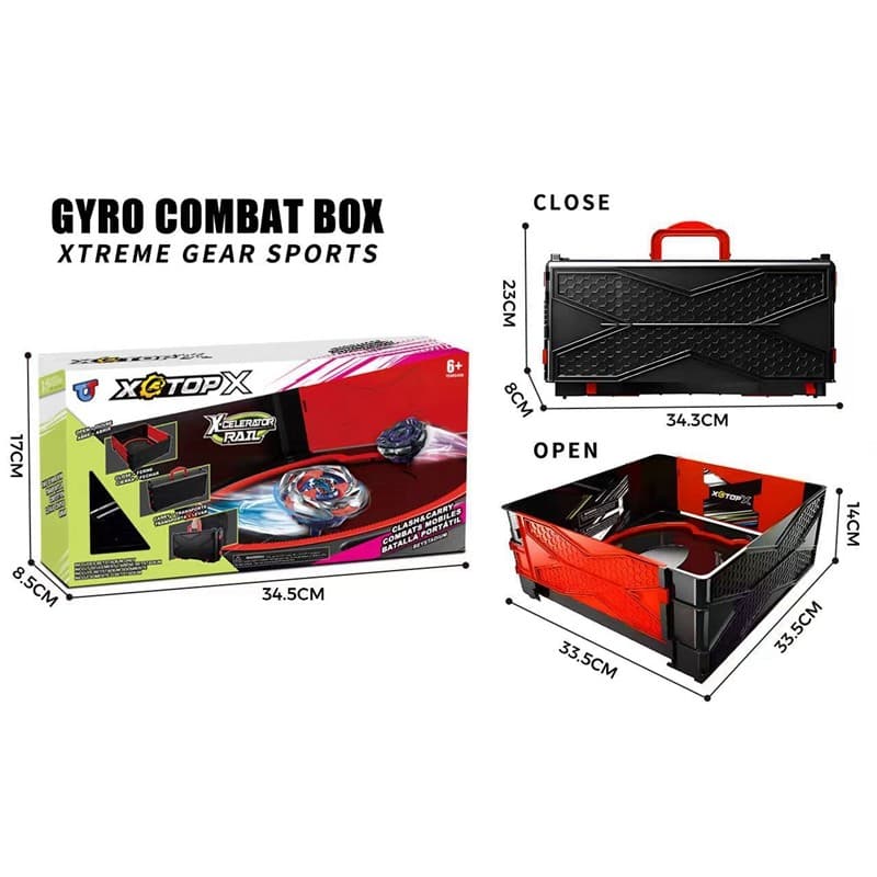 Flame Fold Stadium Gyro Combat Box Xtreme Gear Sports