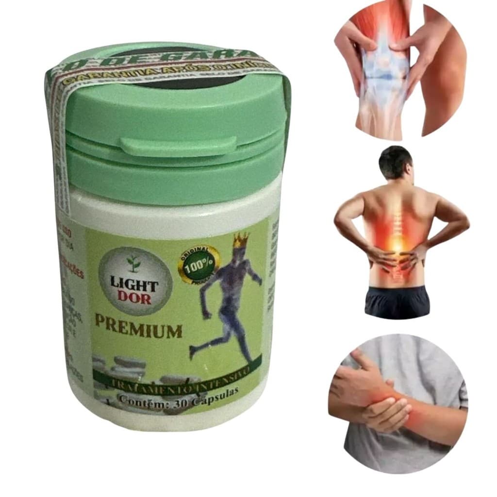 100% Original Suplemento Alimentar Light Dor Original | 30 Cápsulas