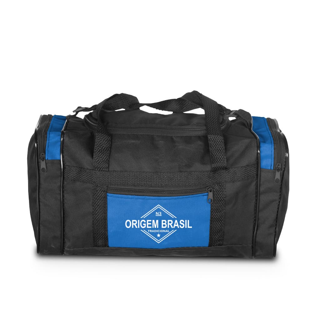 Bolsa de Viagem N°3 Pequena Academia Trabalho Lona Origem Brasil