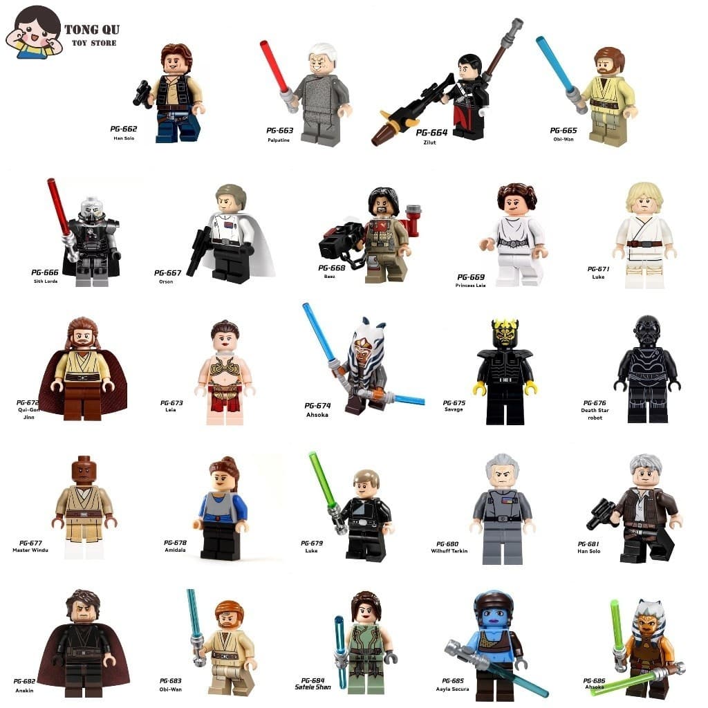 Crianças brinquedos presentes de natal decoração de mesa princesa decoração Leia blocos de construção