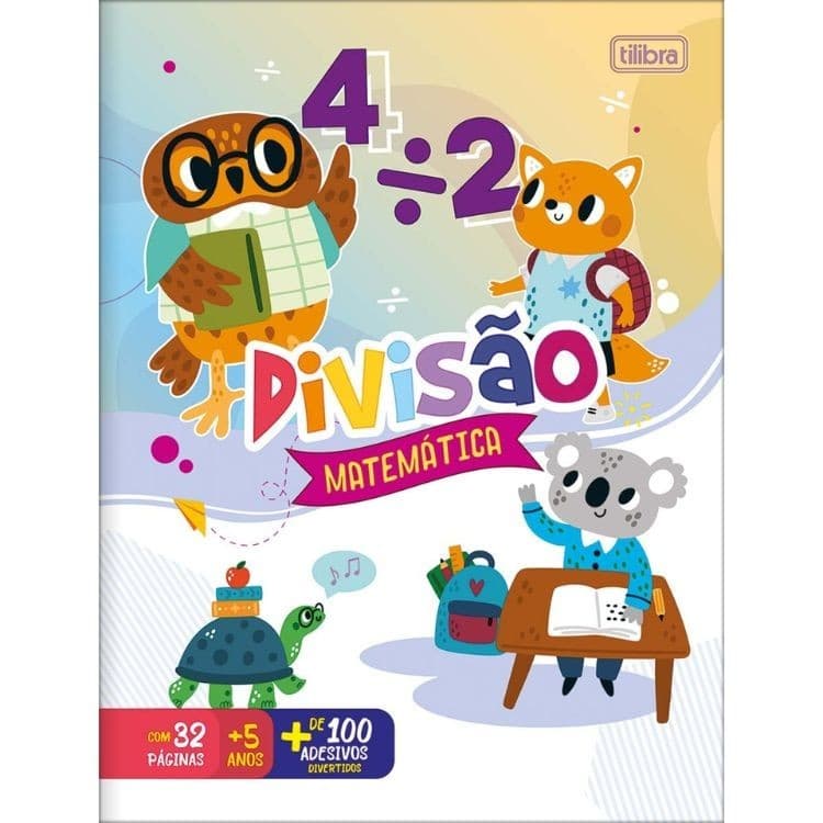 Cartela Matemática Divisão 32 Páginas 355097 TILIBRA