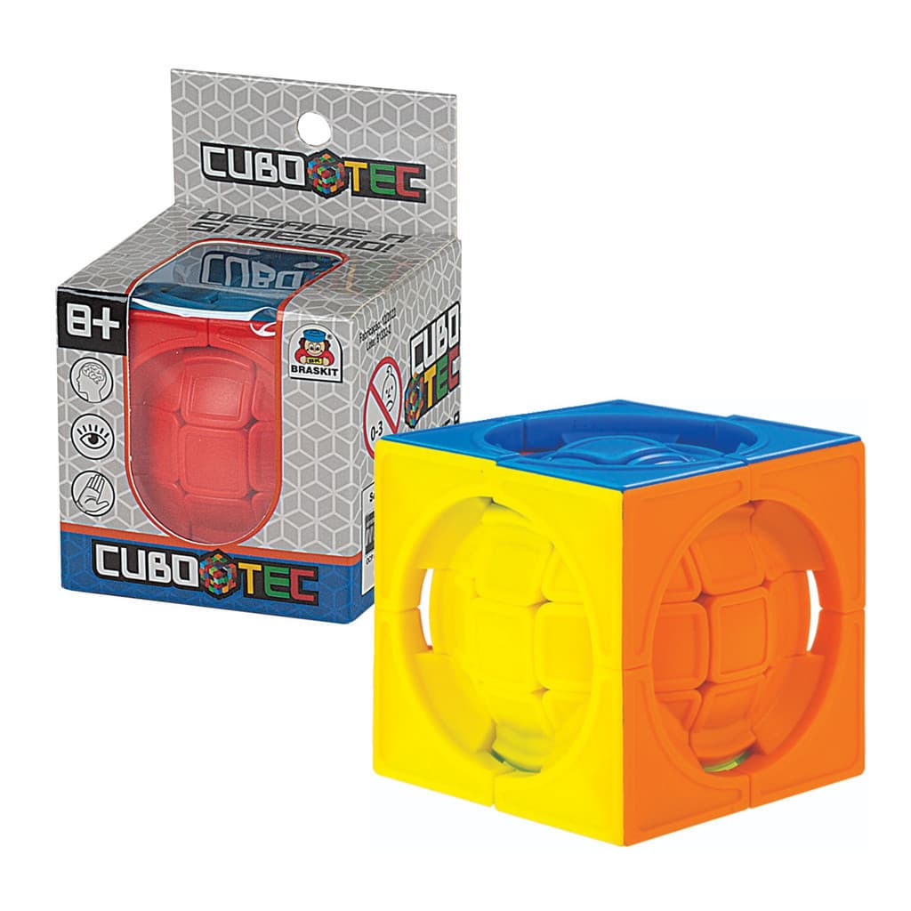 Cubo Mágico Globo Profissional Colorido Redondo Cubotec Braskit