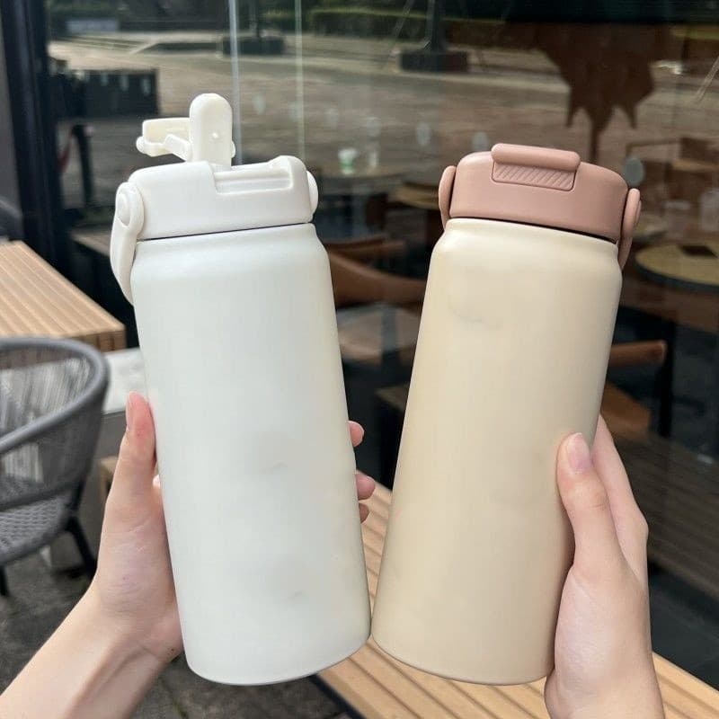 Garrafa Térmica 800ml garrafa espacial Quente & Frio Com Isolamento Térmico De Grande Capacidade